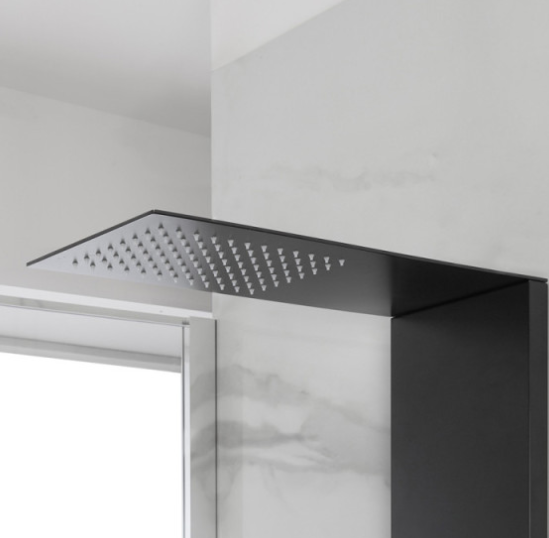 COLONNA DOCCIA SLIM NERA - immagine 3