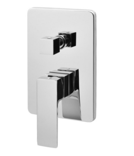 Miscelatore doccia incasso con deviatore serie Quatra