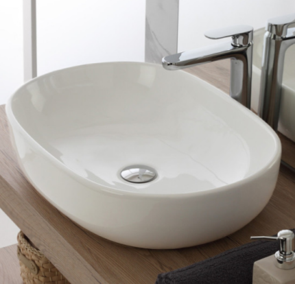 Lavabo da appoggio in ceramica